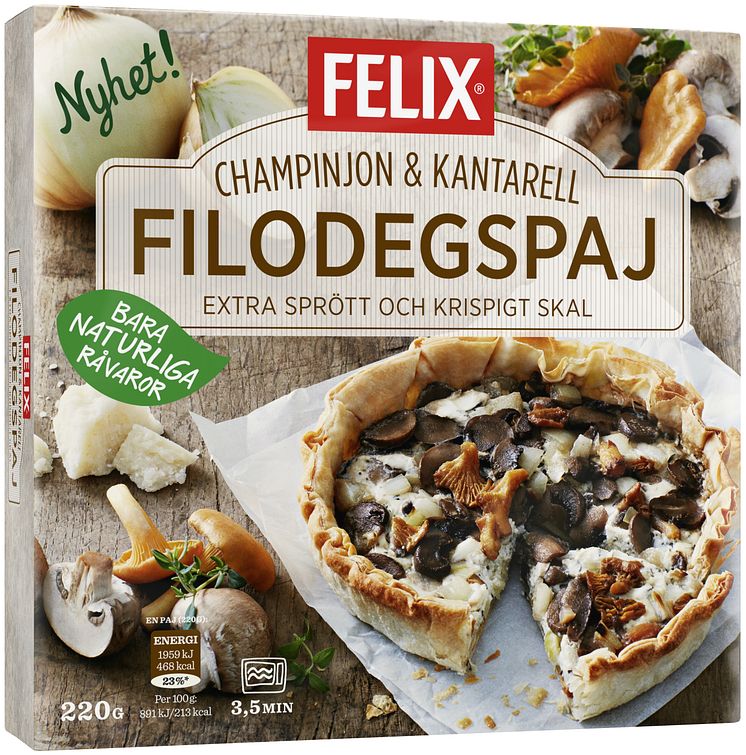 Felix Filodegspaj Champinjon & Kantarell