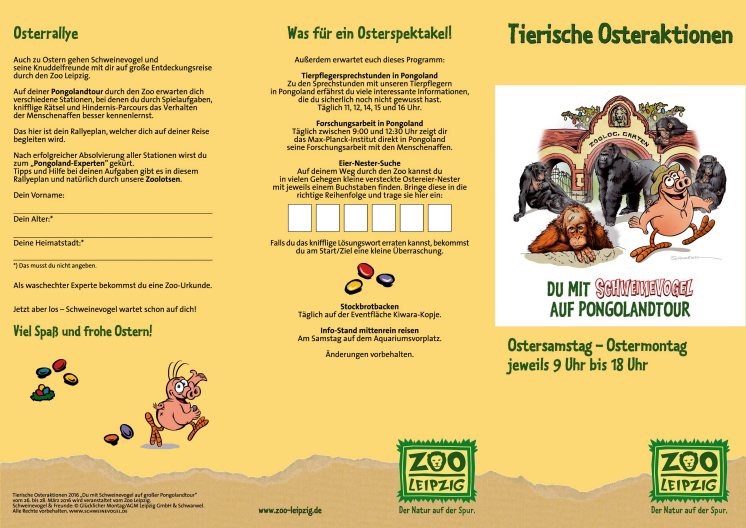 Osterprogramm des Zoo Leipzig
