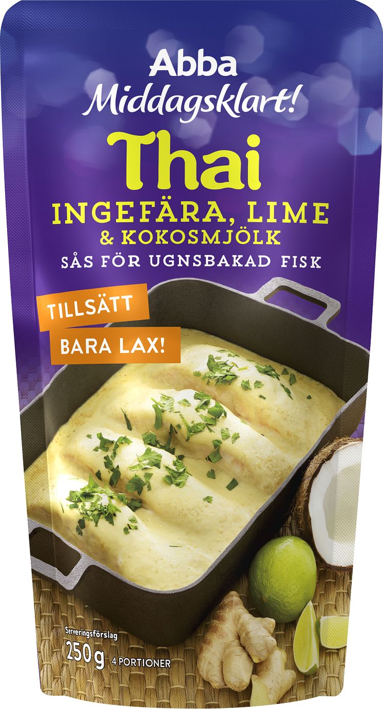 Abba Middagsklart Ingefära, lime och kokosmjölk