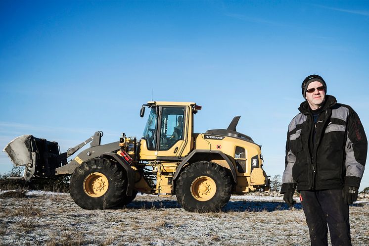 Volvo L60H hos Tommy Petersson i Knäppinge