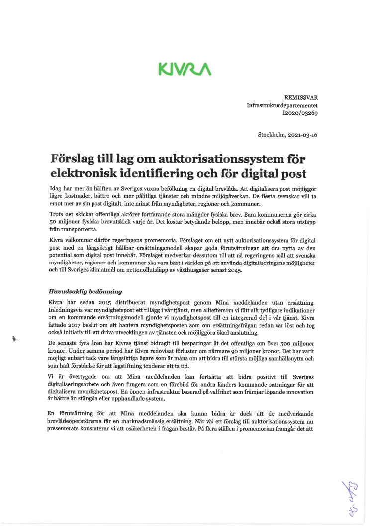 Kivra Sverige AB remissyttrande I2020_03269_signerat.pdf
