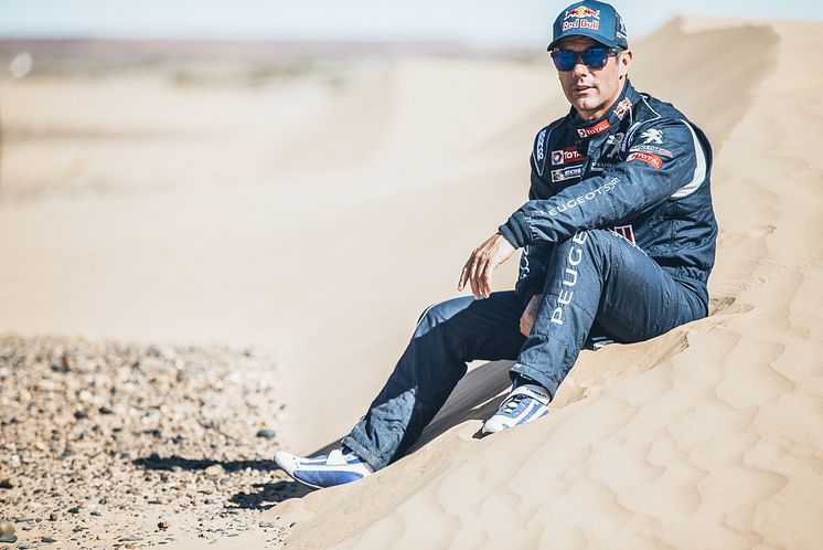 Rallykungen Sébastien Loeb kör Peugeot 2008 DKR i Dakar 2016