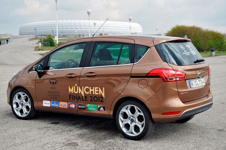 Ford ja B-MAX Mestareiden liigan loppuottelussa