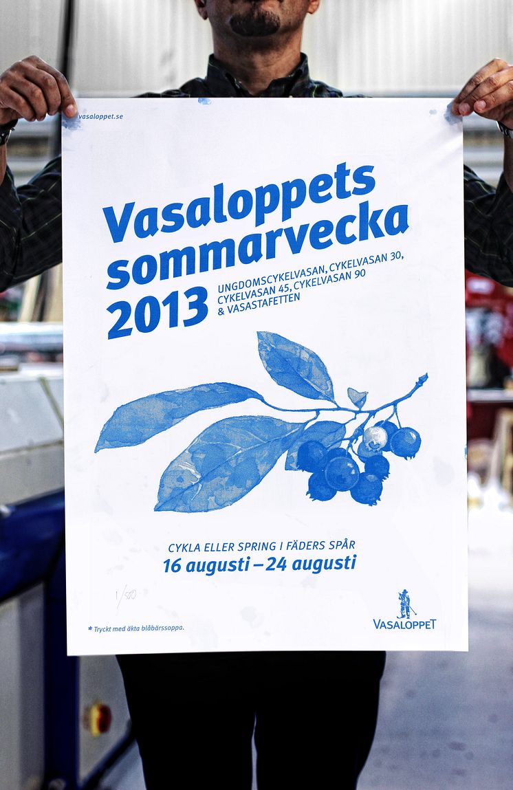 Officiell affisch för Vasaloppets Sommarvecka 2013