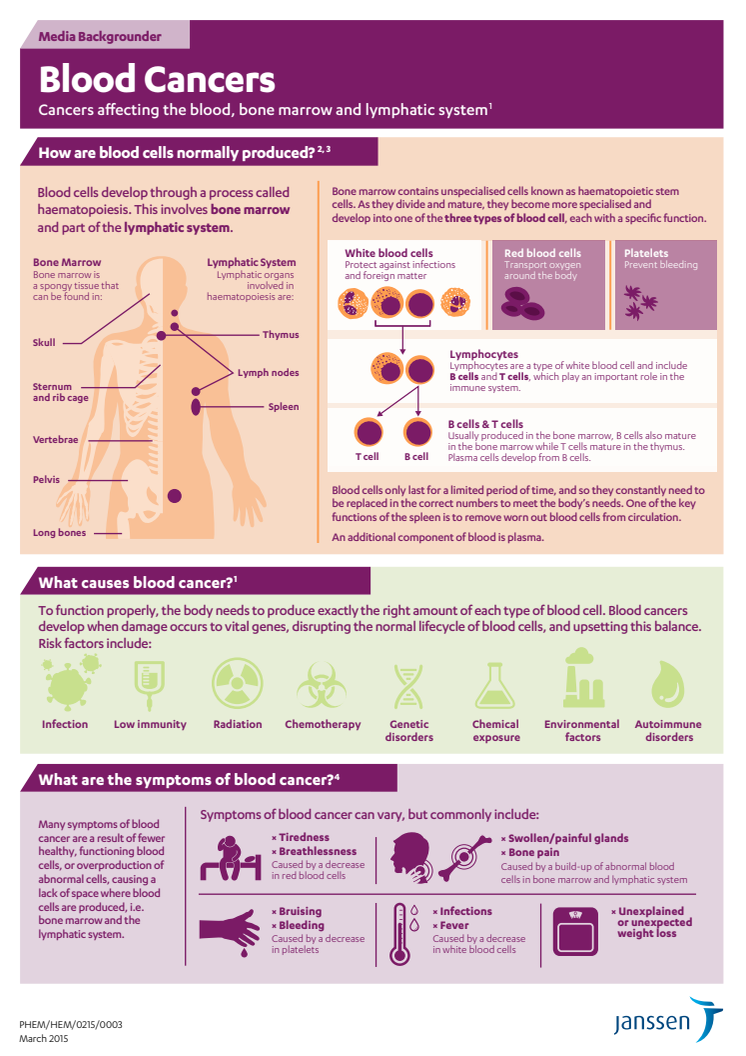 EMEA Janssen Blood Cancer Infographic