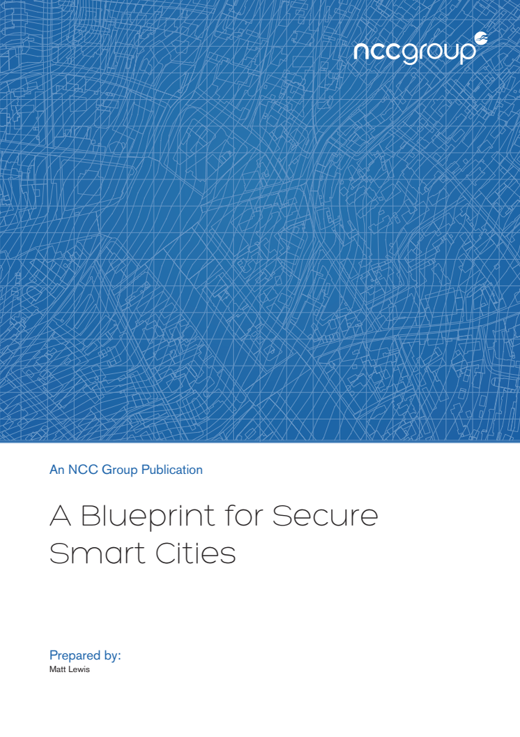 NCC Group A Blueprint for Secure Smart Cities whitepaper 