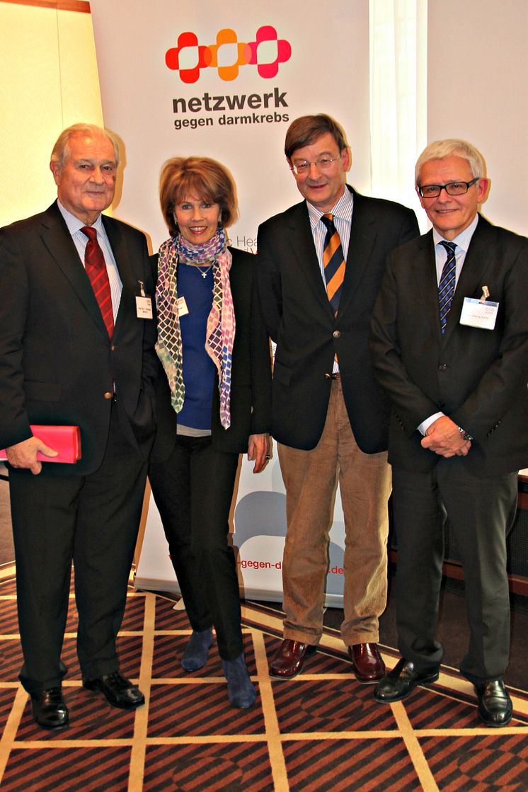 Beiratssitzung 2013 Pof. Dr. J. Rüdiger Siewert, Dr. Christa Maar, Prof. Dr. Otmar D. Wiestler, Dr. Georg Ralle