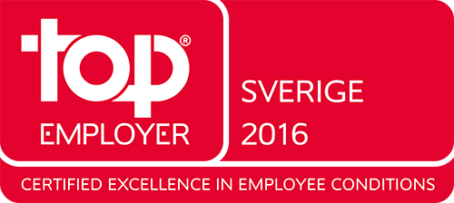 DHL Express Sverige har utsetts till Top Employer 2016