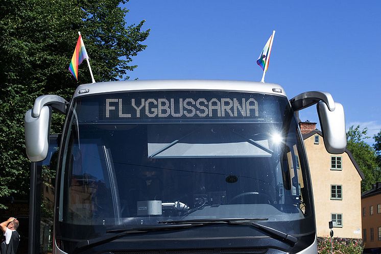 Flygbussarna Stockholm Pride Parade 2015