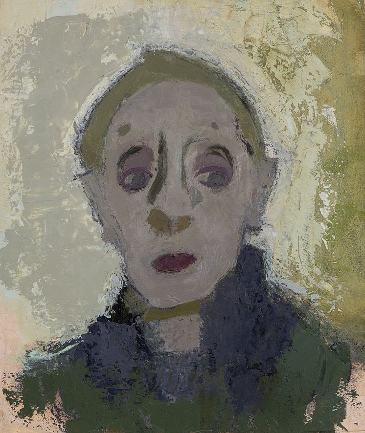 Helene Schjerfbeck, Selvportrett, 1942, Lillehammer Kunstmuseum