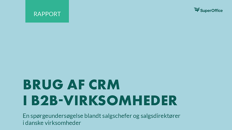 B2B-Rapport-SuperOffice-CRM