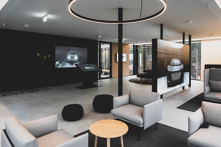 Audi charging hub lounge