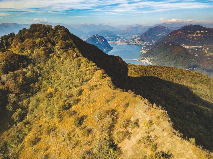 Panorama vom Gipfel des Monte San Giorgio © FMSG-Jacques Perler