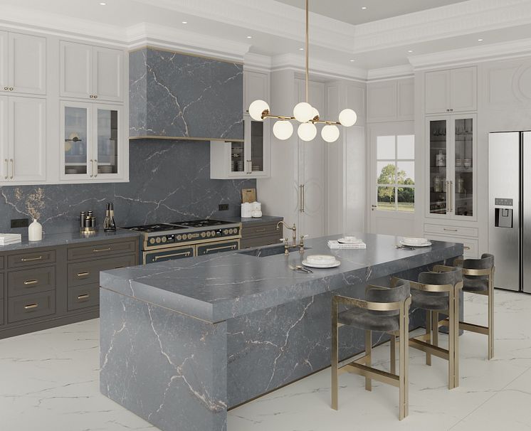 Parisien Bleu_Silestone_Le_Chic_Kitchen