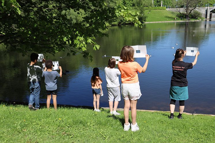 Oslo kulturskole har kunstverksted i Vigelandsparken 