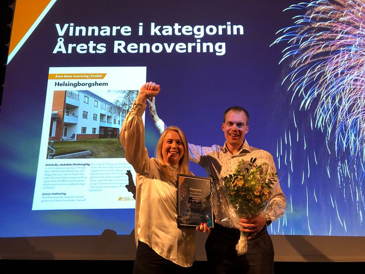 Vinnarbild Helsingborgshem Årets bästa renovering 2022