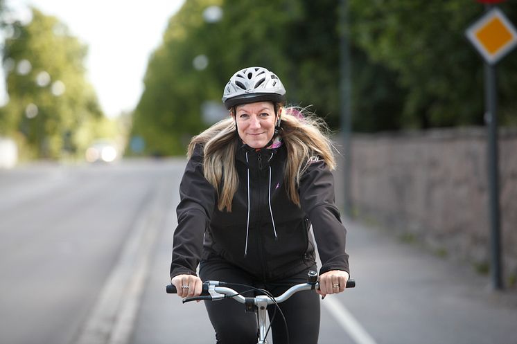 Prisbelönt forskare talar om säkerhet för cyklister