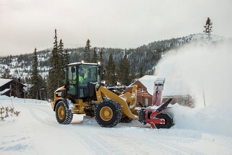 Cat 908M hjullastare - snöröjning-2