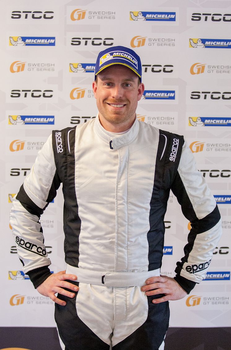 Niklas Lilja, LMP Engineering, klar för STCC i en Honda Civic TCR. 