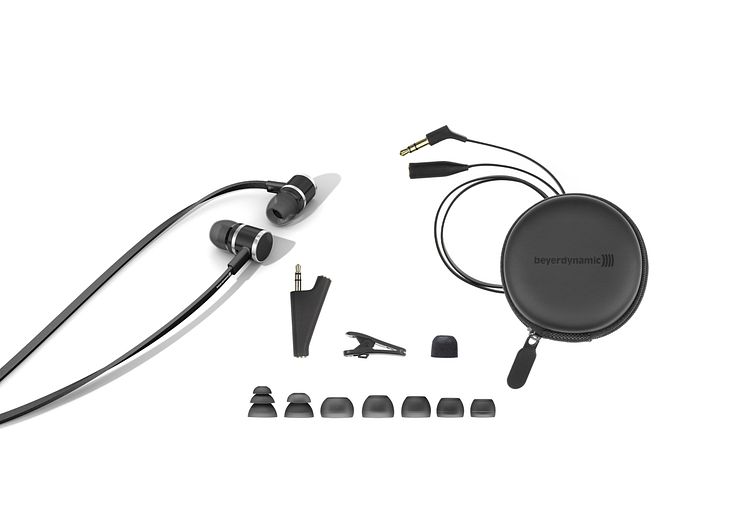 beyerdynanic DX 160 iE earphone complete package