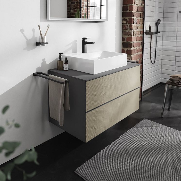 hansgrohe Xevolos E vaskeskab med bordmonteret vask