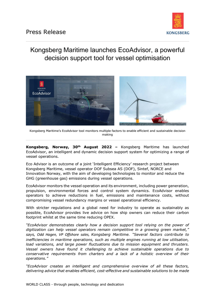 August 2022 - KM - EcoAdvisor Press Release.pdf