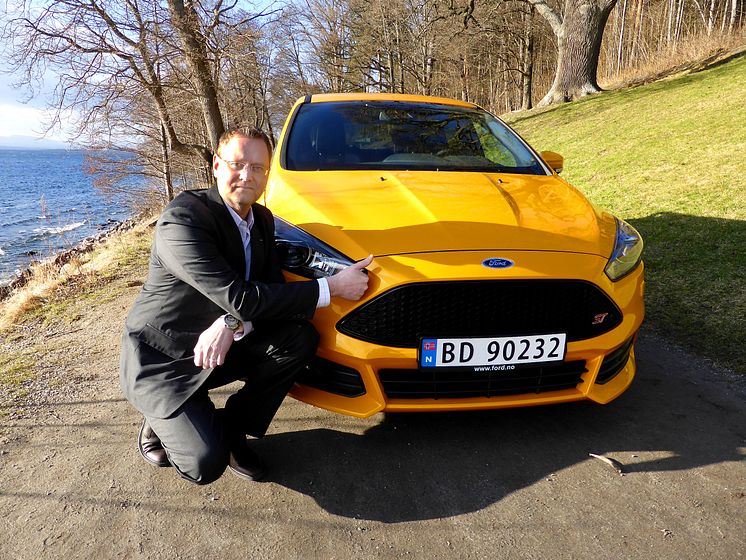 Per Gunnar Berg, ny adm. dir for Ford Motor Norge, overtar ansvaret for et bilmerke i medvind 