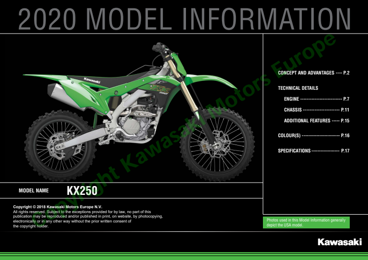 Nya 20MY Kawasaki KX250 “Most powerful yet”