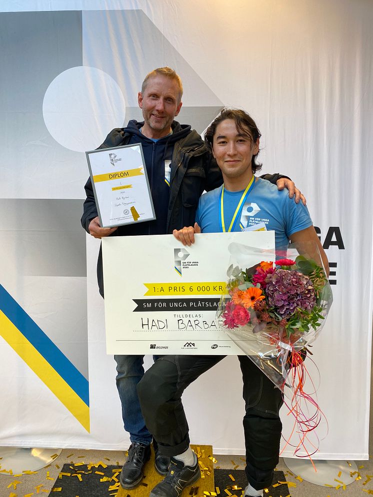 Hadi barbari tog SM-guld i plåtslageri