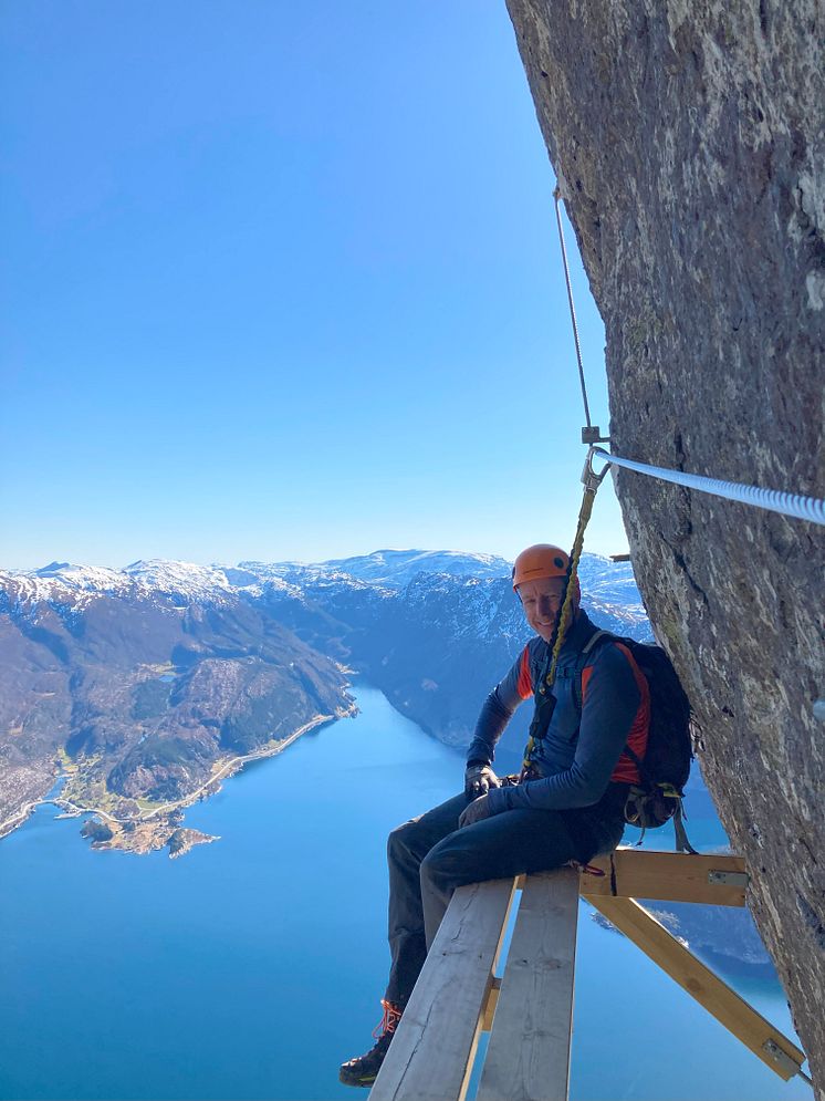 Hotnelen Via Ferrata opening