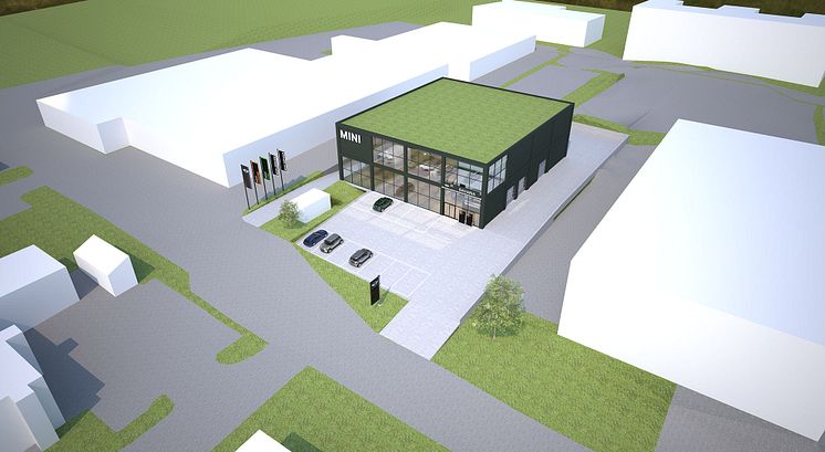 Bavaria bygger MINI Flagship Store i Danderyd