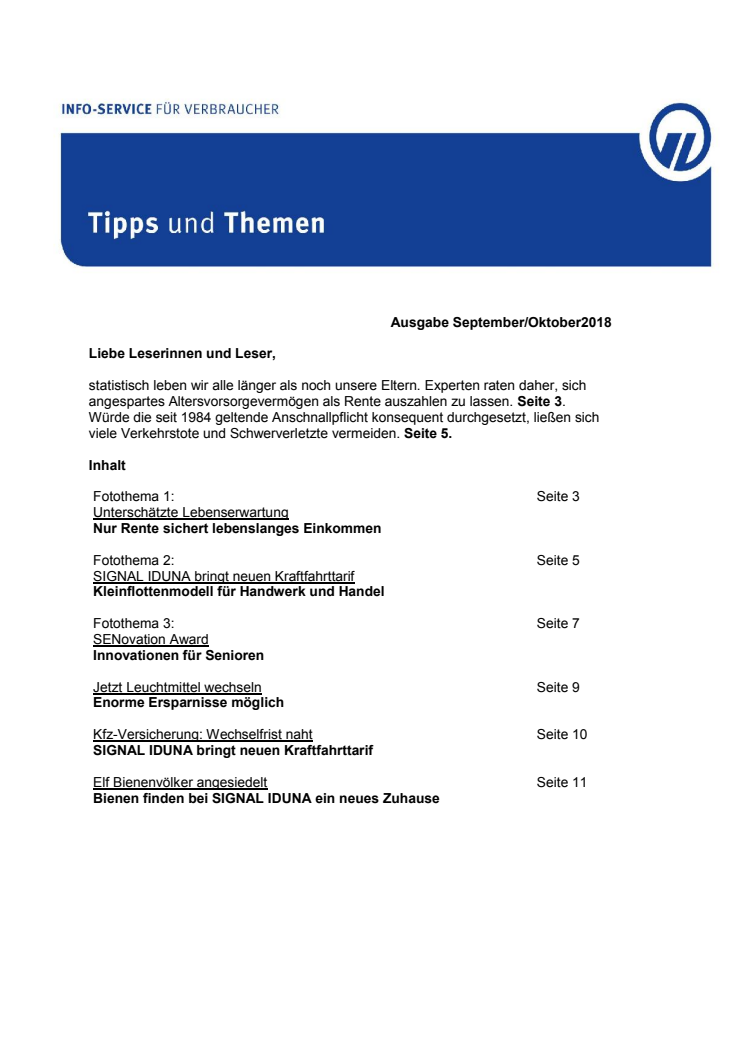 Tipps und Themen 9/10-2018