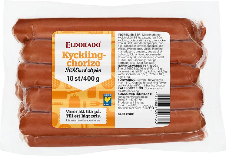 Eldorado Kycklingchorizo