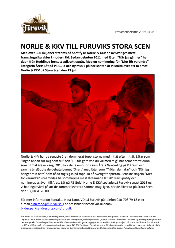 Norlie & KKV till Furuviks Stora Scen