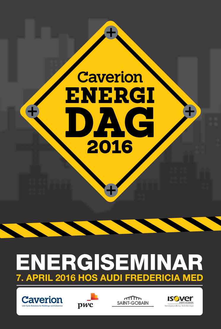 PROGRAM: Energiseminar 7. april  med Caverion, Pwc og Saint-Gobain