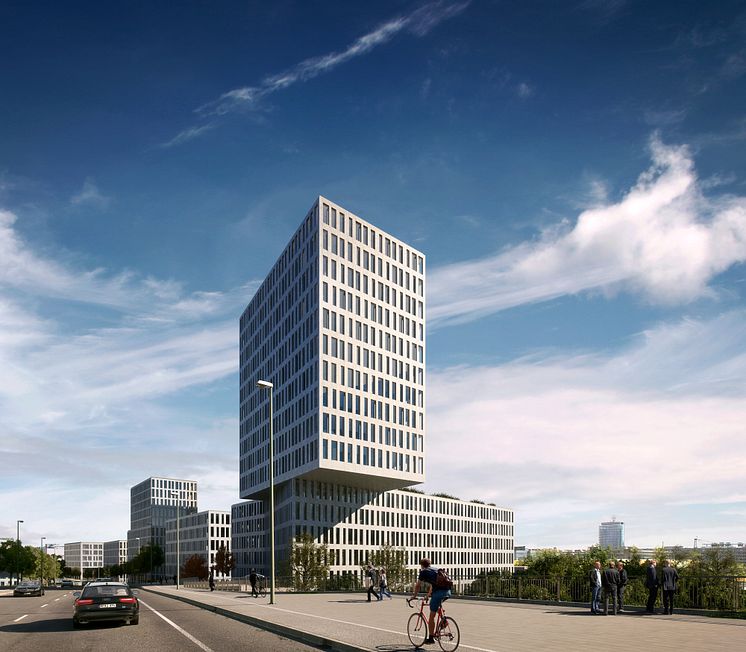 Dektonfasad för Kap West-projektet i München 1