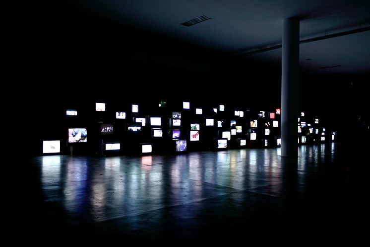 Resan till Månen//A Trip to the Moo,  Douglas Gordon, Pretty much every film and video work from about 1992 until now. To be seen on monitors, some with headphones, others run silently, and all simultaneously, 1992-