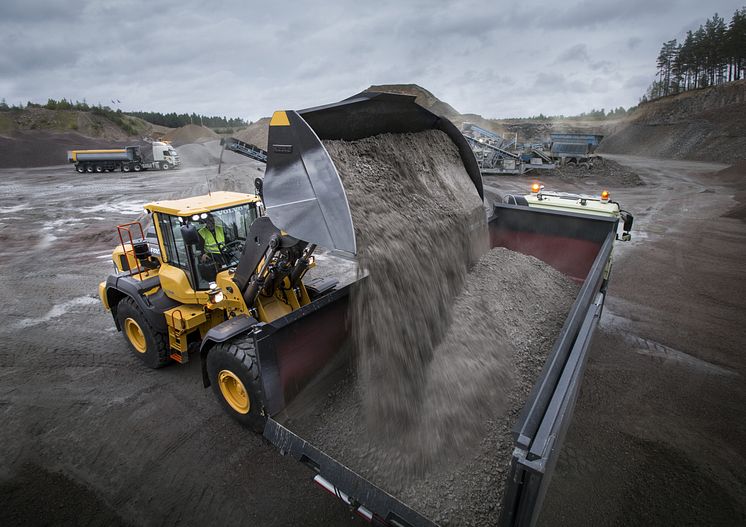 Nya skopor till Volvo hjullastare