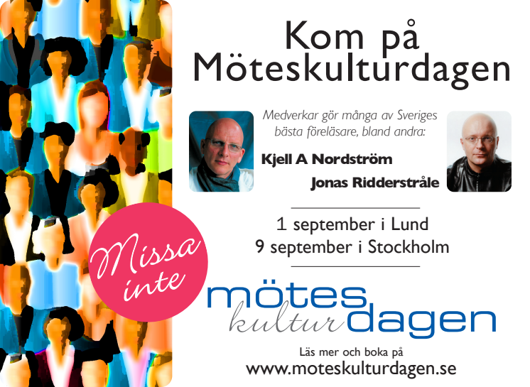 Möteskulturdagen i Stockholm den 9 september