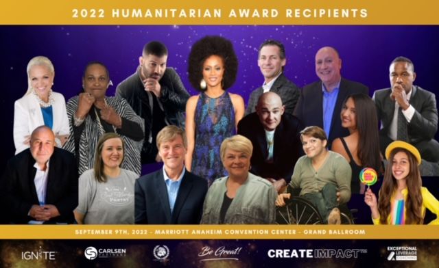Award Recipient Collage Flyer 2022 Be Great! Humanitarian Awards