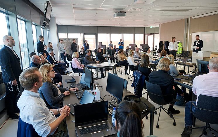 Zwei Mal täglich finden Abstimmungsmeetings im Universitätskrankenhaus statt