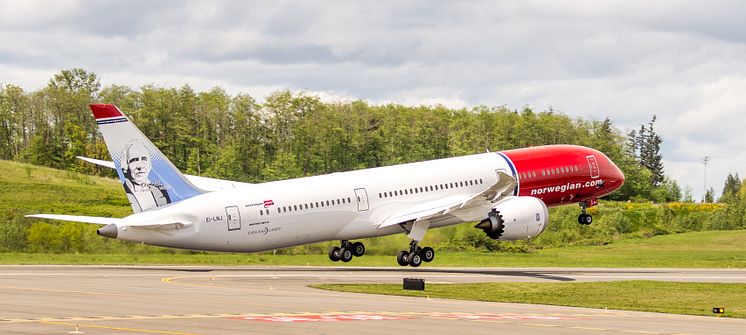 Norwegian Boeing 787 Dreamliner Kuva: Atle Strame