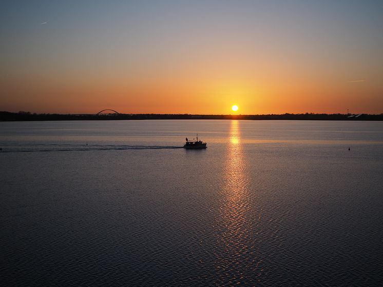 Sonnenuntergang am Binnensee 