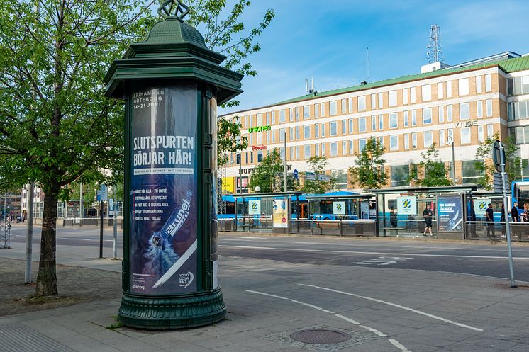 Exponering för Volvo Ocean Race i Göteborg