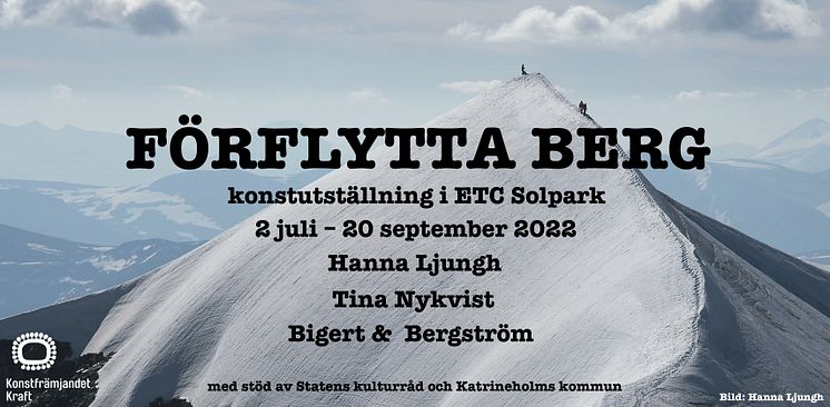 Förflytta berg affisch