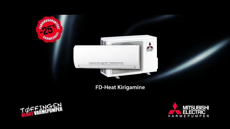 FD-Heat Kirigamine - toppmodell varmepumpe