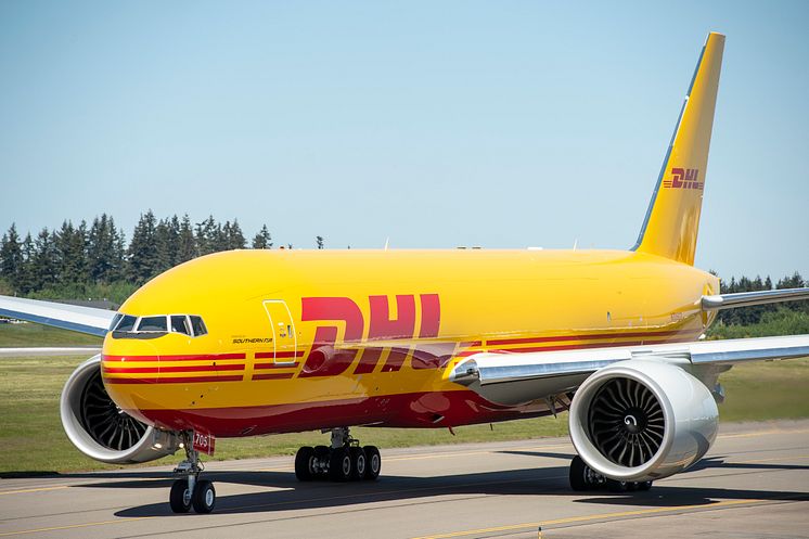 DHL Express' nye Boeing 777 fly