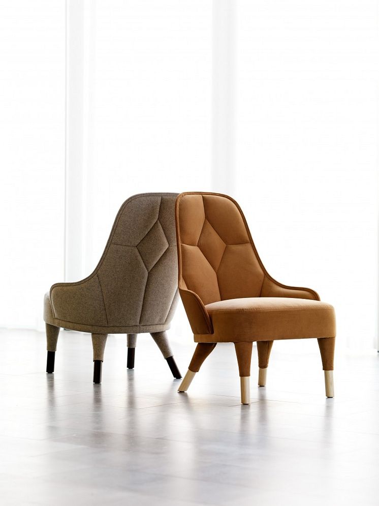 Contemporary armchair "Emma", produced by Gärsnäs, photo Lennart Durehed