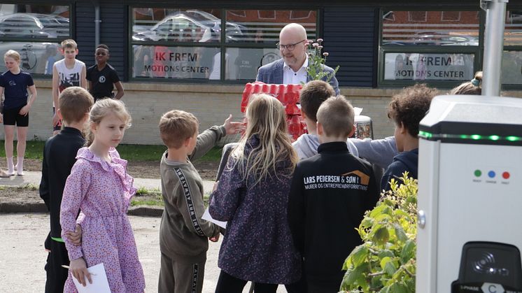 Indvielse af ladestander ved Suldrup Skole