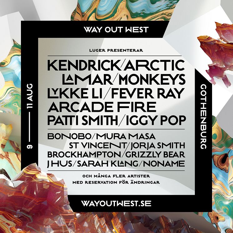 Way Out West - lineup 2018